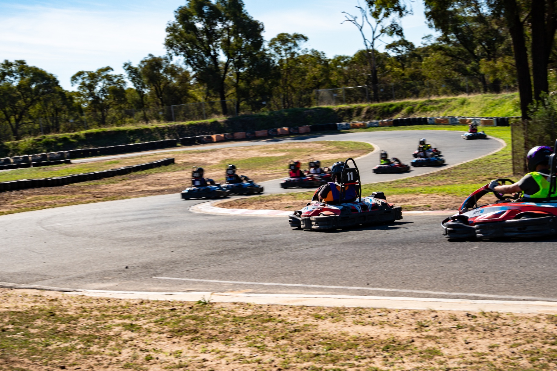 Karting on track